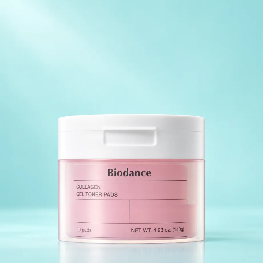 Гелевые тонер-диски для лица с коллагеном BIODANCE, 60 шт