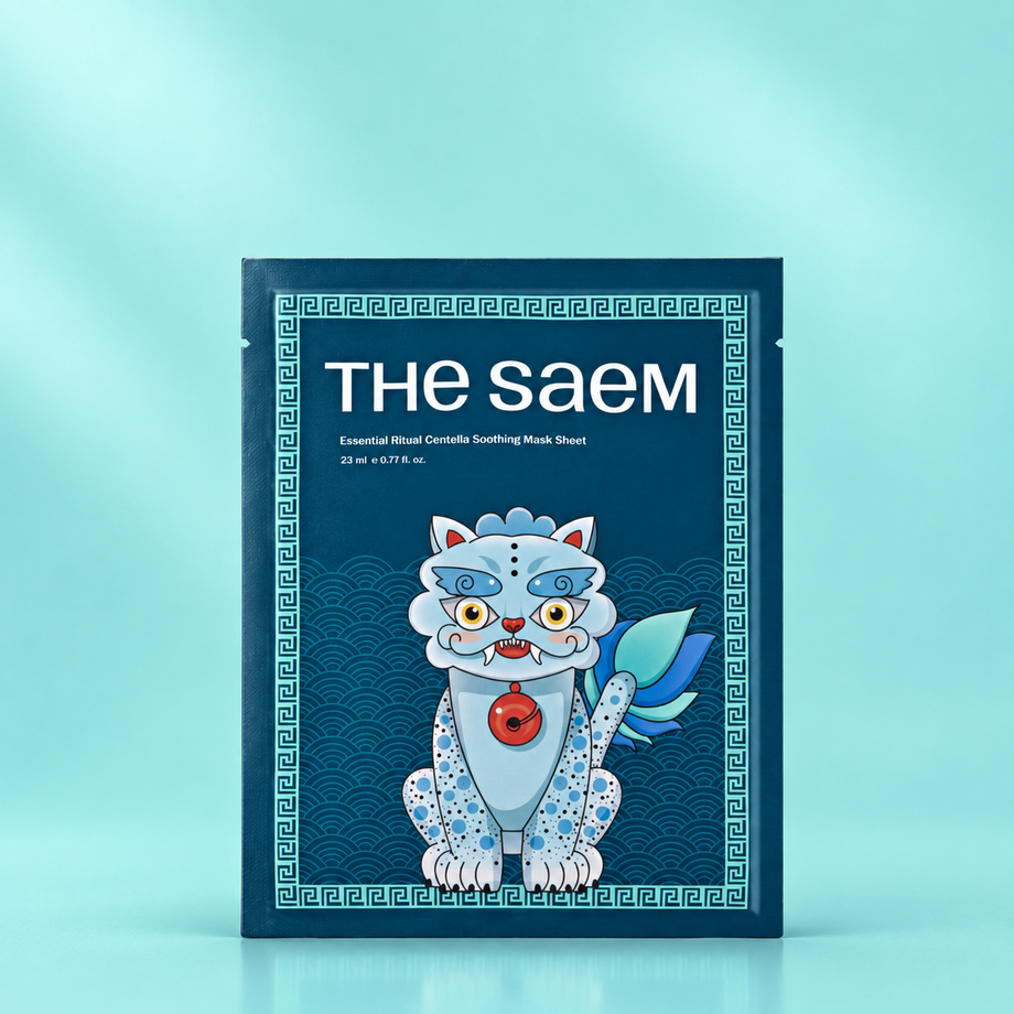 Успокаивающая тканевая маска с экстрактом центеллы THE SAEM, 23 мл