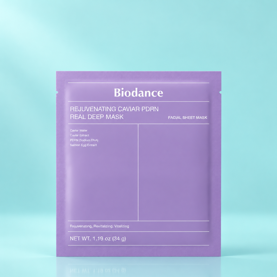 Обновляющая гидрогелевая маска с ПДРН и экстрактом икры BIODANCE, 34 мл