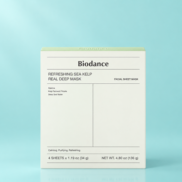 Набор гидрогелевых масок с экстрактом морских водорослей BIODANCE, 34 г * 4 шт