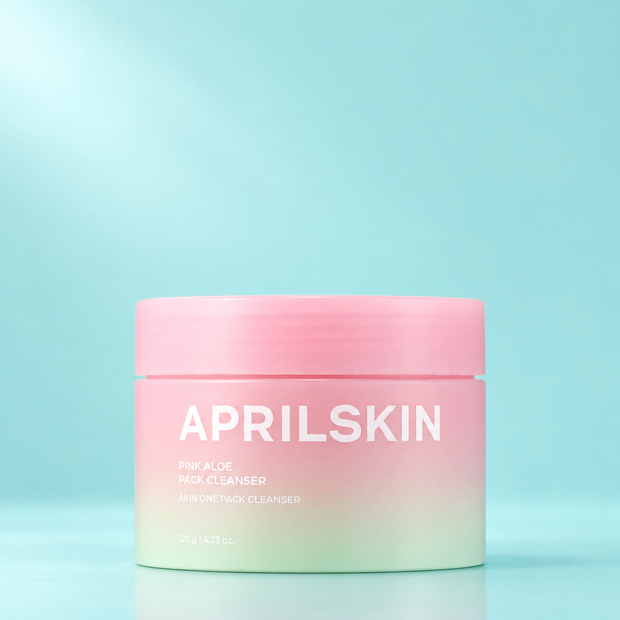 Двухфазная маска-пенка с розовым алоэ APRILSKIN, 120 г