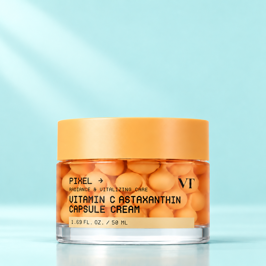 Антиоксидантный капсульный крем с витамином С и астаксантином VT Cosmetics, 50 мл