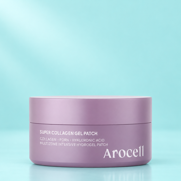 Укрепляющие коллагеновые патчи для век с ПДРН и экзосомами Arocell, 1 пара