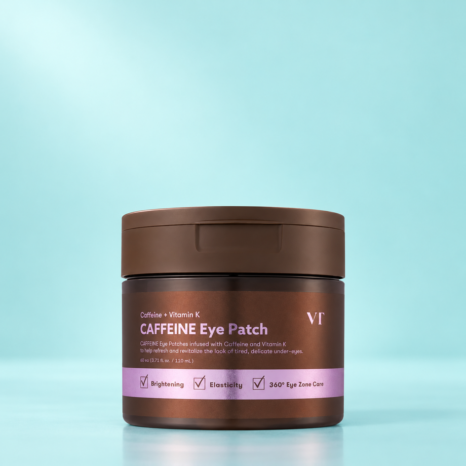 Тканевые патчи для век с кофеином и пептидами VT Cosmetics, 60 шт