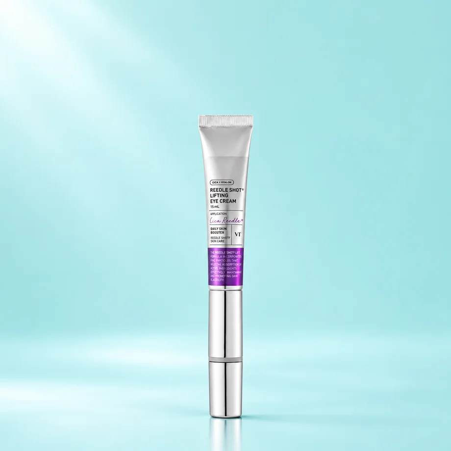 Разглаживающий крем-массажер для век с микроиглами и бакучиолом VT Cosmetics, 15 мл