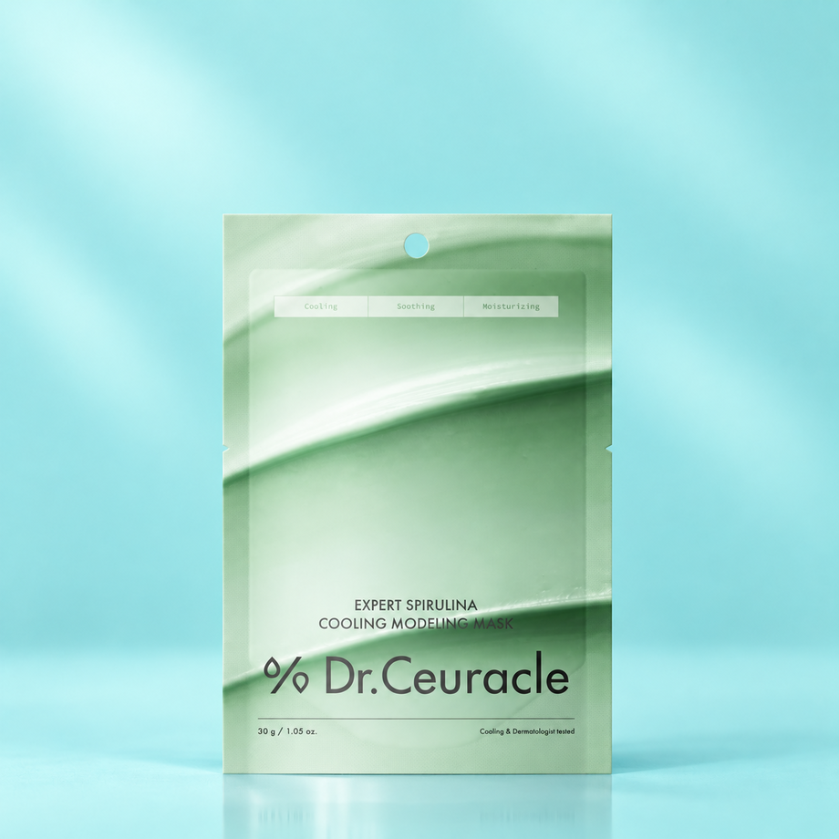 Охлаждающая альгинатная маска для лица со спирулиной Dr.Ceuracle, 30 г