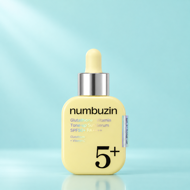Солнцезащитная выравнивающая сыворотка с глутатионом Numbuzin, 30 мл