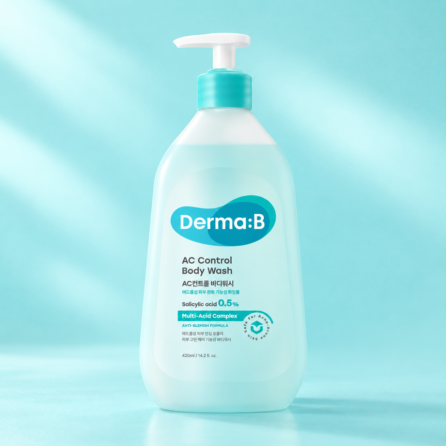 Гель для душа с салициловой кислотой Derma:B, 420 мл