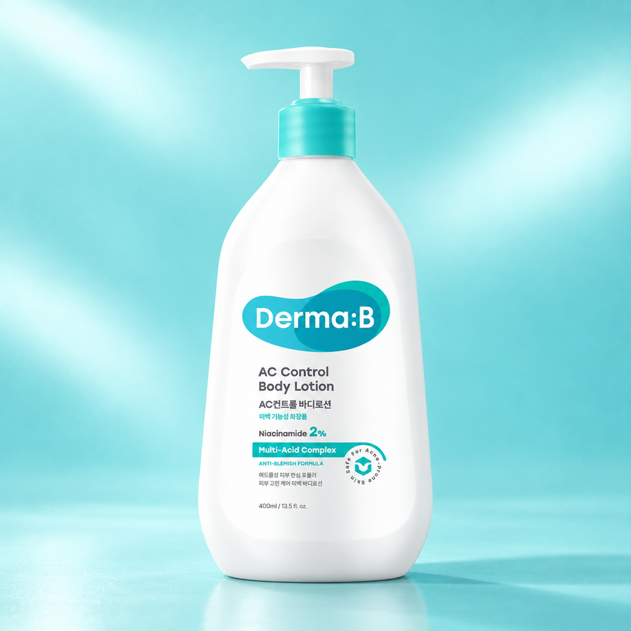 Выравнивающий лосьон для тела с кислотами Derma:B, 400 мл