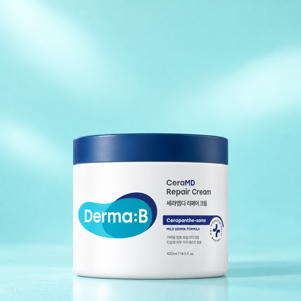 Восстанавливающий липосомальный крем для тела с керамидами Derma:B, 430 мл