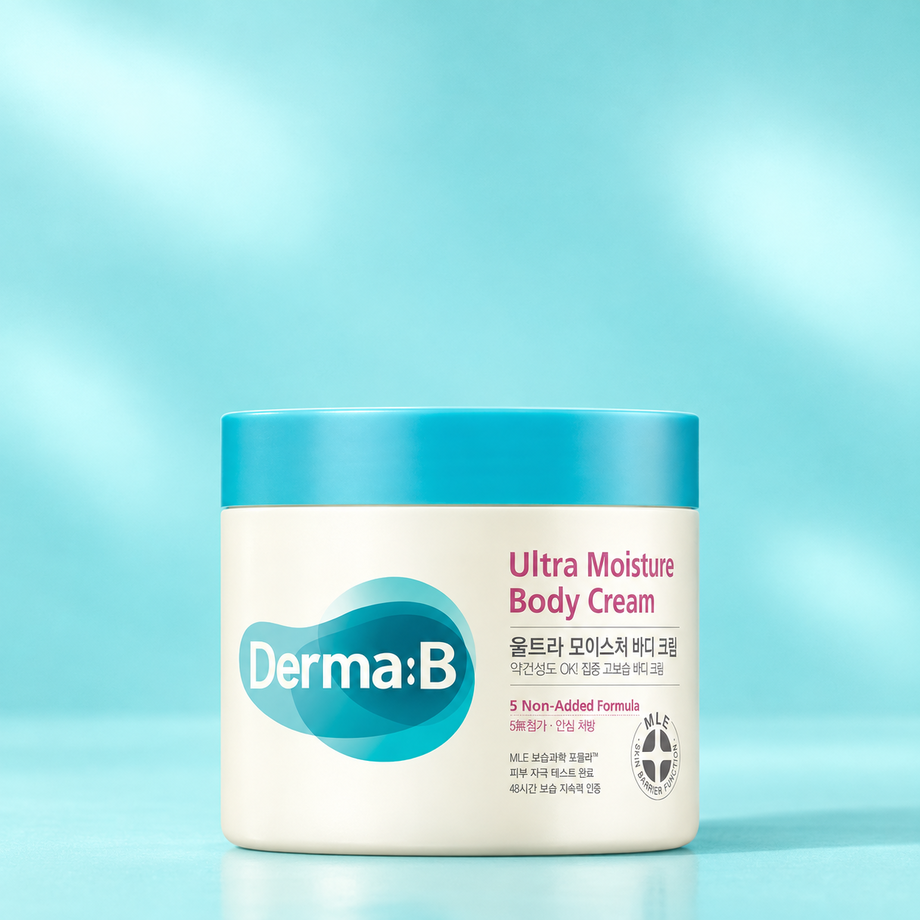 Глубокоувлажняющий ламеллярный крем для тела Derma:B, 430 мл