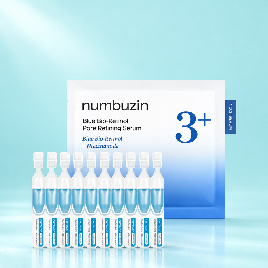 Курс ампул для сужения пор с ретинолом Numbuzin, 10 шт * 1,3 мл